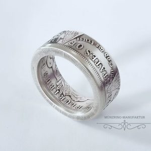 Münzring Morgan Dollar
